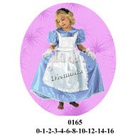 0165 - Molde de Disfraz de alicia