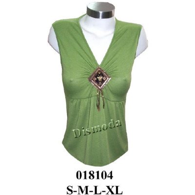 018104 - Molde de Polera con corte bajo busto y delantero recogido en el rombo 018104 - Molde de Polera con corte bajo busto y delantero recogido en el rombo