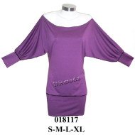 018117 - Molde de Polera kimono larga escote bote