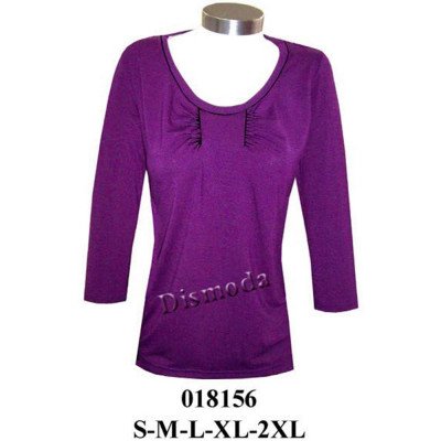 018156 - Molde de Polera con pinzas y recogido en delantero 018156 - Molde de Polera con pinzas y recogido en delantero