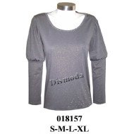 018157 - Molde de Polera escote redondo manga globo