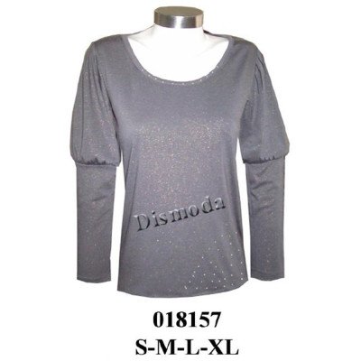 018157 - Molde de Polera escote redondo manga globo