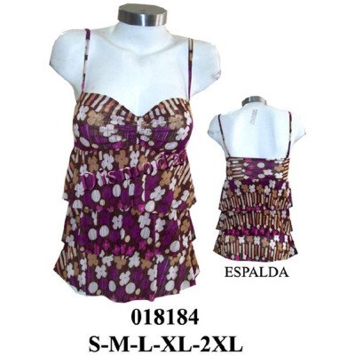 018184 - Molde de Polera straples tres pisos