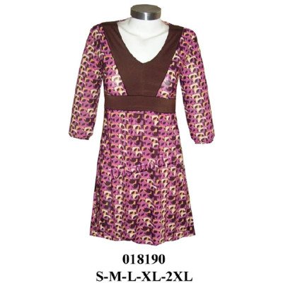 018190 - Molde de Vestido con corte bajo busto 018190 - Molde de Vestido con corte bajo busto