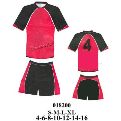 018200 - Molde de Polera y short de football