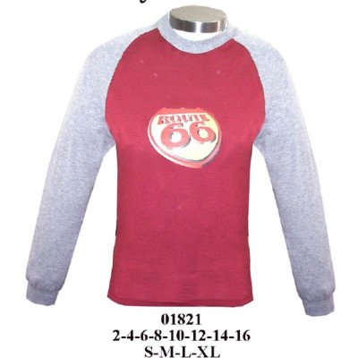01821 - Molde de Polera manga raglan 01821 - Molde de Polera manga raglan