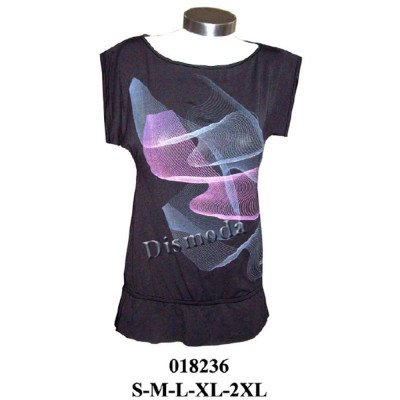 018236 - Molde de Polera kimono con elástico en cadera 018236 - Molde de Polera kimono con elástico en cadera