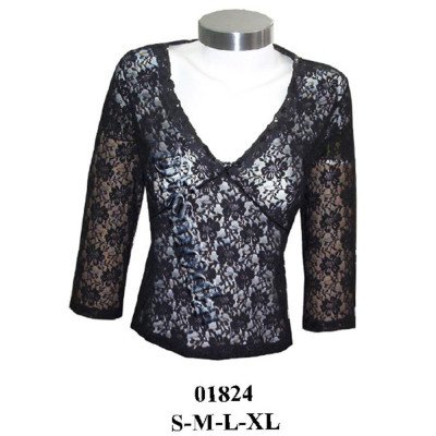 01824 - Molde de Polera corte bajo busto manga ¾ 01824 - Molde de Polera corte bajo busto manga ¾