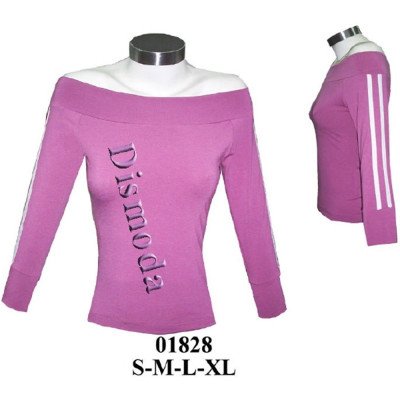 01828 - Molde de Polera dama manga raglan 01828 - Molde de Polera dama manga raglan