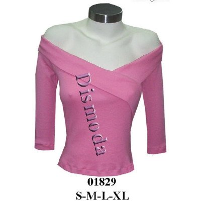 01829 - Molde de Polera manga raglan cuello bote 01829 - Molde de Polera manga raglan cuello bote