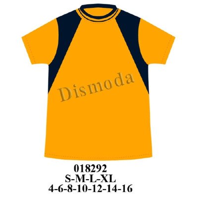 018292 - Molde de Polera con corte diagonal 018292 - Molde de Polera con corte diagonal