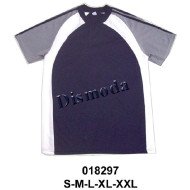 018297 - Molde de Polera manga raglan con cortes