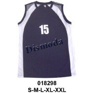 018298 - Molde de Polera sin mangas corte en delantero