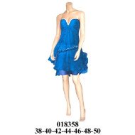 018358 - Molde de Vestido de fiesta con corte