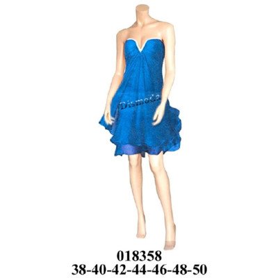 018358 - Molde de Vestido de fiesta con corte