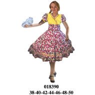 018390 - Molde de Vestido de huasa