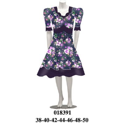 018391 - Molde de Vestido de huasa 018391 - Molde de Vestido de huasa