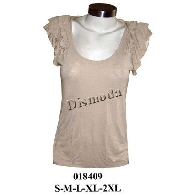 018409 - Molde de Polera con vuelos en manga y delantero 018409 - Molde de Polera con vuelos en manga y delantero