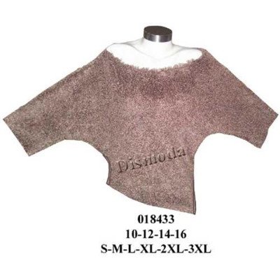 018433 - Molde de Polera asimétrica escote bote 018433 - Molde de Polera asimétrica escote bote