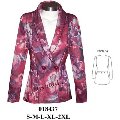 018437 - Molde de Tapado cruzado corte al talle con pinzas 018437 - Molde de Tapado cruzado corte al talle con pinzas