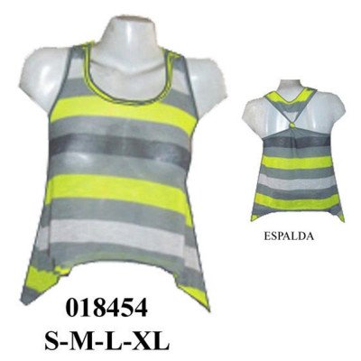 018454 - Molde de Polera musculosa con nudo en espalda 018454 - Molde de Polera musculosa con nudo en espalda