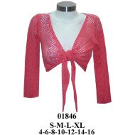 01846 - Molde de Bolero con amarra en delantero