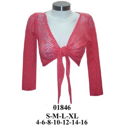 01846 - Molde de Bolero con amarra en delantero 01846 - Molde de Bolero con amarra en delantero