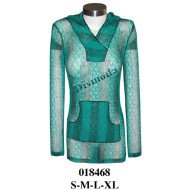 018468 - Molde de Polerón con gorro bolsillo canguro