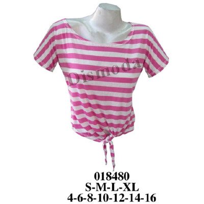 018480 - Molde de Polera manga kimono con amarra en delantero 018480 - Molde de Polera manga kimono con amarra en delantero