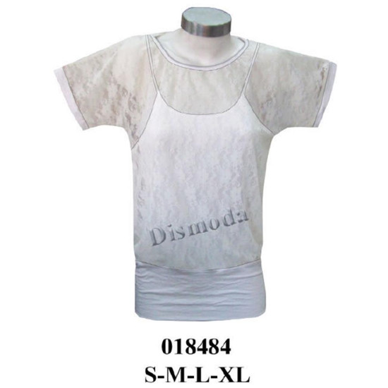 018484 - Molde de Polera kimono con peto 018484 - Molde de Polera kimono con peto