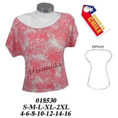 018530 - Molde de Polera kimono 018530 - Molde de Polera kimono