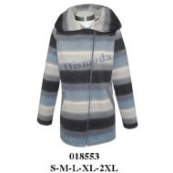 018553 - Molde de Chaqueta cruzada con cuello grande