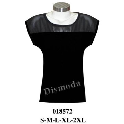 018572 - Molde de Polera kimono con aplicación en gasa 018572 - Molde de Polera kimono con aplicación en gasa