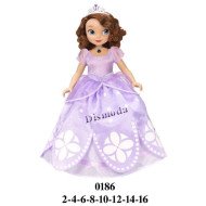 0186 - Molde de Disfraz de princesa Sofia