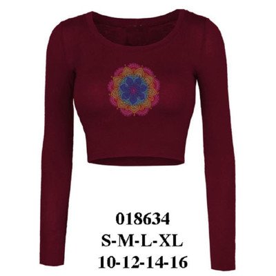 018634 - Molde de Crop top 018634 - Molde de Crop top