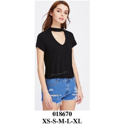 018670 - Molde de Polera con amarra en el cuello 018670 - Molde de Polera con amarra en el cuello