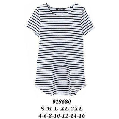 018680 - Molde de Polera básica basta redonda 018680 - Molde de Polera básica basta redonda
