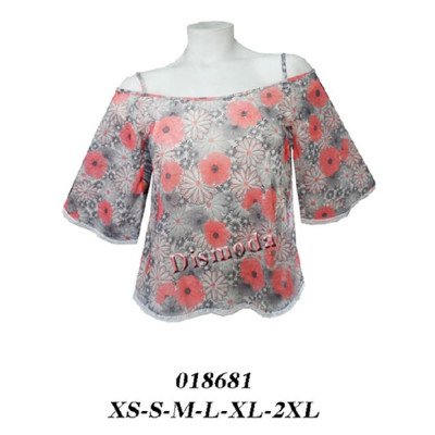 018681 - Molde de Polera hombros descubiertos 018681 - Molde de Polera hombros descubiertos