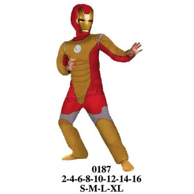 0187 - Molde de Disfraz de iron man 0187 - Molde de Disfraz de iron man