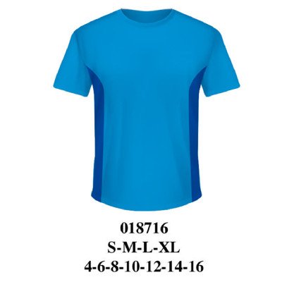 018716 - Molde de polera hombre cuello polo con cortes en costado 018716 - Molde de polera hombre cuello polo con cortes en costado