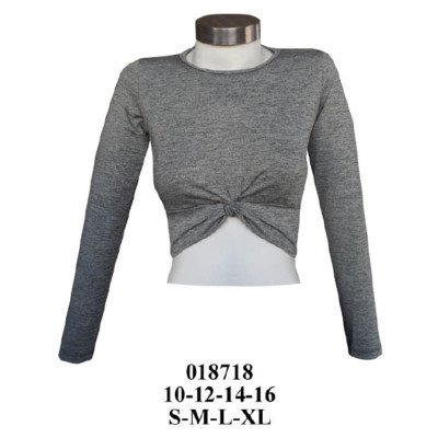 018718 - Molde de Crop top pretina con nudo 018718 - Molde de Crop top pretina con nudo