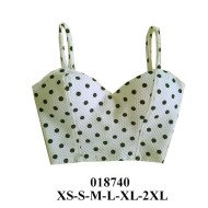 018740 - Molde de Crop top tipo corset