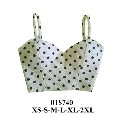 018740 - Molde de Crop top tipo corset 018740 - Molde de Crop top tipo corset