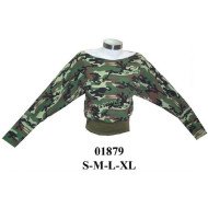 01879 - Molde de Polera manga kimono escote ojal