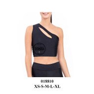 018810 - Molde de Crop top hombro asimétrico