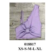 018817 - Molde de Crop top asimétrico con pasador