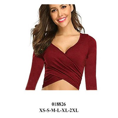 018826 - Molde de Crop top cruzado 018826 - Molde de Crop top cruzado