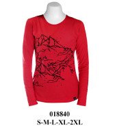 018840 - Molde de Polera dama, semi entallada y cuello polo