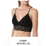 018891 - Molde de Bralette crop top con encaje