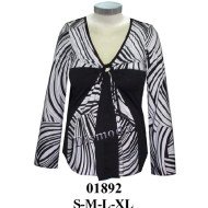 01892 - Molde de Blusa maternal con amarra en escote
